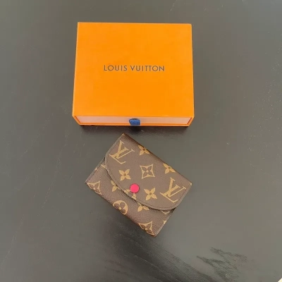 LOUIS VUITTON portefeuille Rosalie monogram pivoine UB0260 - vue principale