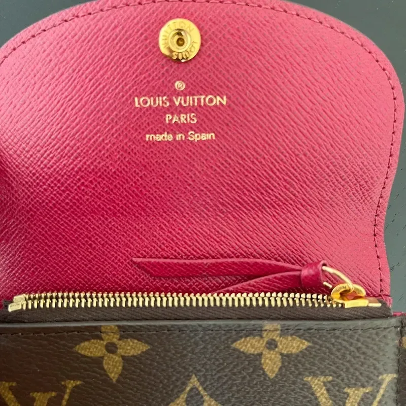 LOUIS VUITTON portefeuille Rosalie monogram pivoine UB0260 - détail du produit 7