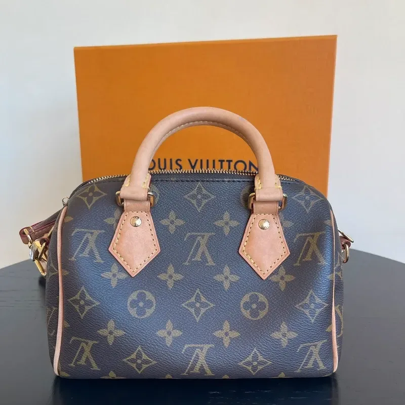 LOUIS VUITTON speedy 20 bandoulière monogram - détail du produit 10