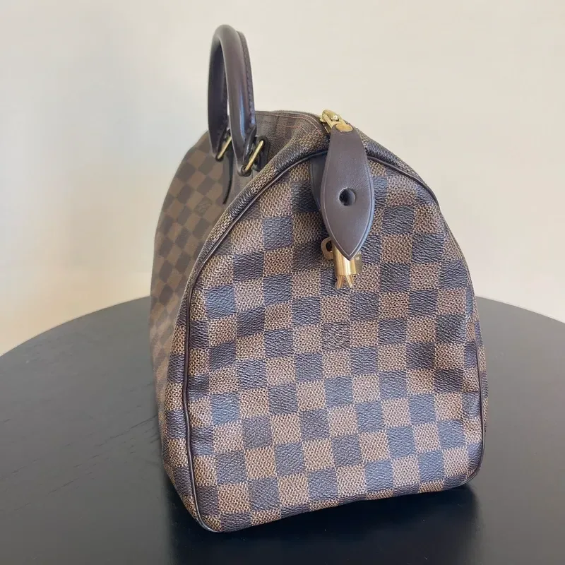 LOUIS VUITTON speedy 30 damier ébène SP2057 - vue 4