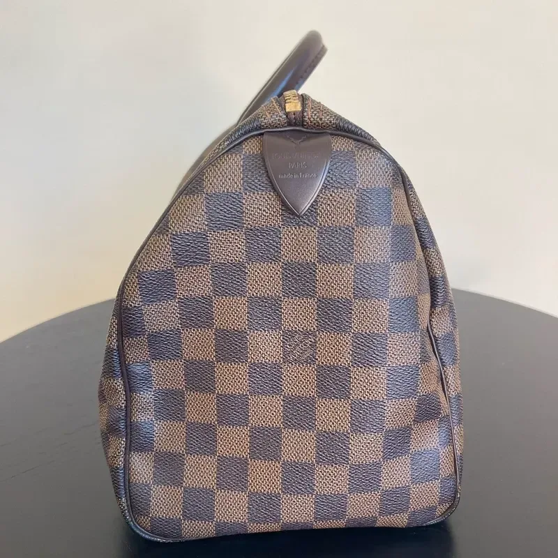 LOUIS VUITTON speedy 30 damier ébène SP2057 - vue 9