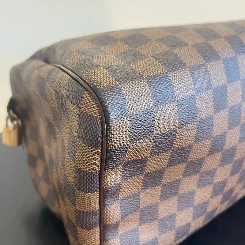 LOUIS VUITTON speedy 30 damier ébène SP2057 - vue 11
