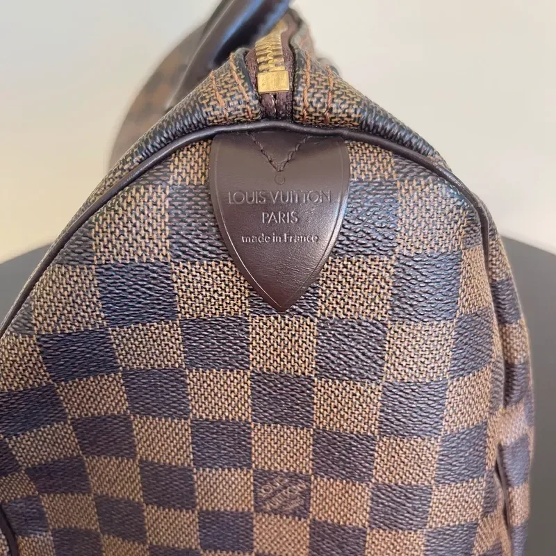LOUIS VUITTON speedy 30 damier ébène SP2057 - vue 18