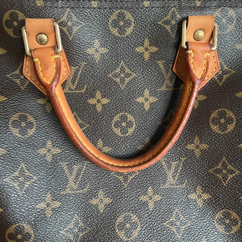 LOUIS VUITTON speedy 30 monogram SAC DE LUXE LV. LUXE DE SECONDE MAIN AUTHENTIQUE. ENTRUPY CERTIFICATE