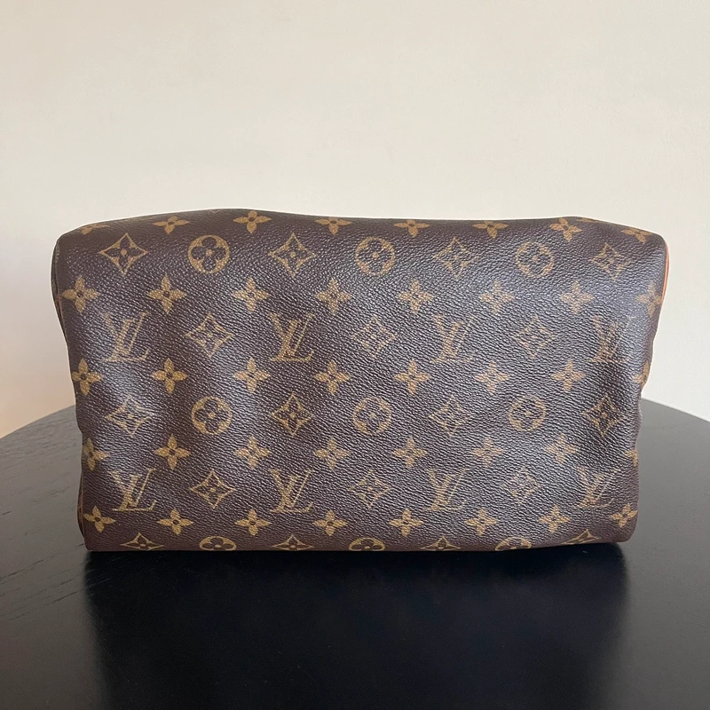 LOUIS VUITTON speedy 30 monogram SAC DE LUXE LV. LUXE DE SECONDE MAIN AUTHENTIQUE. ENTRUPY CERTIFICATE