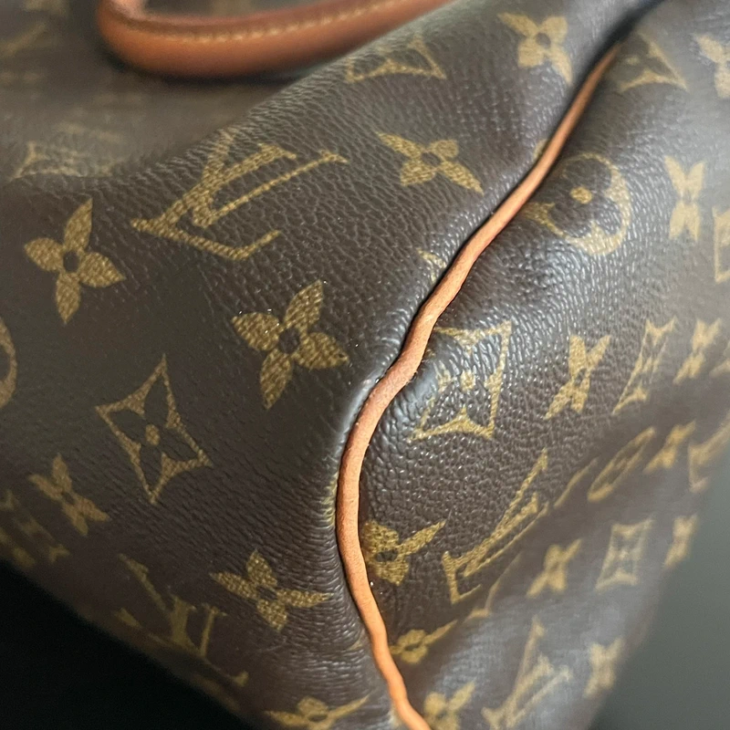 LOUIS VUITTON speedy 30 monogram SAC DE LUXE LV. LUXE DE SECONDE MAIN AUTHENTIQUE. ENTRUPY CERTIFICATE