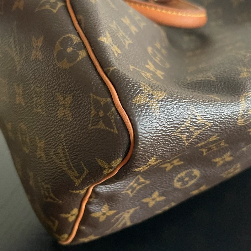 LOUIS VUITTON speedy 30 monogram SAC DE LUXE LV. LUXE DE SECONDE MAIN AUTHENTIQUE. ENTRUPY CERTIFICATE