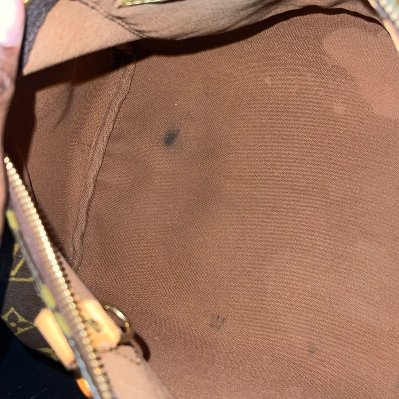 LOUIS VUITTON speedy 30 monogram SAC DE LUXE LV. LUXE DE SECONDE MAIN AUTHENTIQUE. ENTRUPY CERTIFICATE