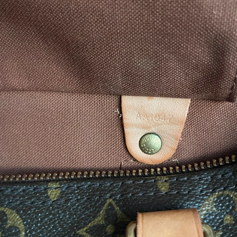LOUIS VUITTON speedy 30 monogram SAC DE LUXE LV. LUXE DE SECONDE MAIN AUTHENTIQUE. ENTRUPY CERTIFICATE